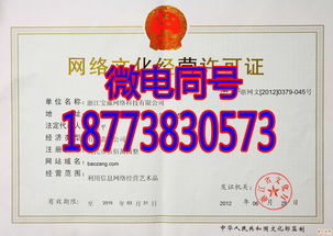 解析《網(wǎng)絡(luò)文化經(jīng)營(yíng)許可證》 樣本內(nèi)容與申請(qǐng)全攻略